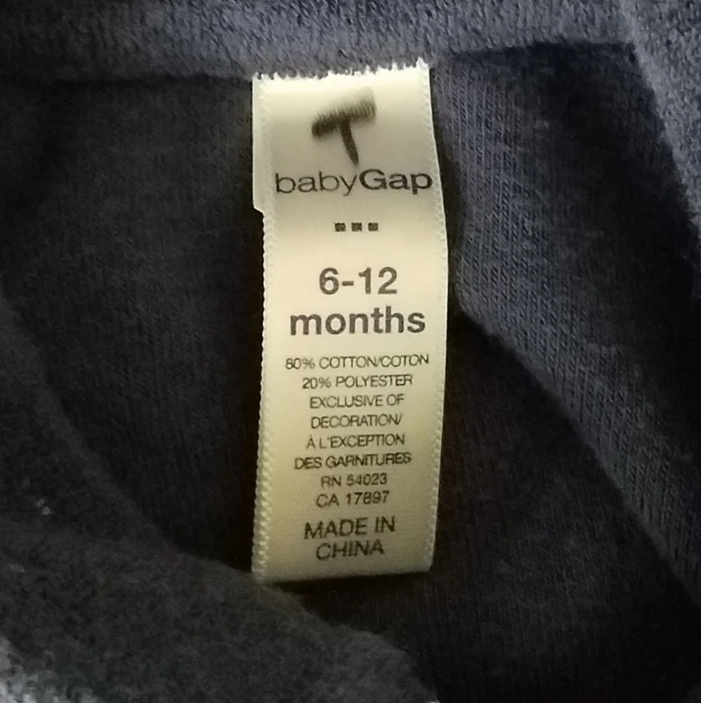 Gap Terry Bear Romper Polo 6-12m